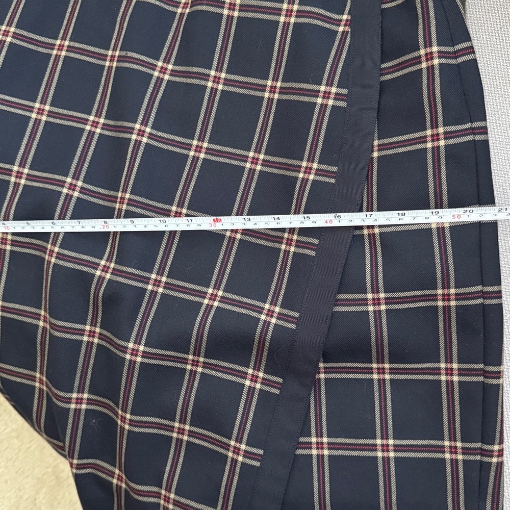 Brooks Brothers Wool Plaid Pencil Skirt Size 12 NWT - Picture 12 of 13